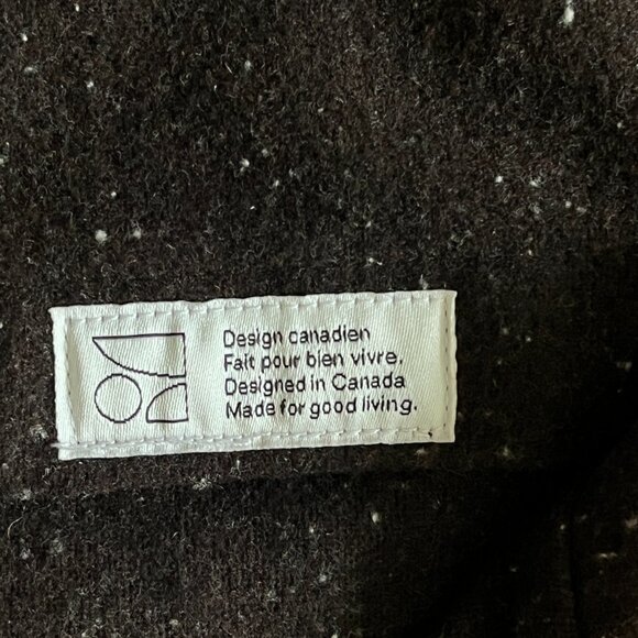 New Frank & Oak Brown Button-Down Shirt – XS, Unisex Fit – Tweed, Textured, Fall - Picture 10 of 10